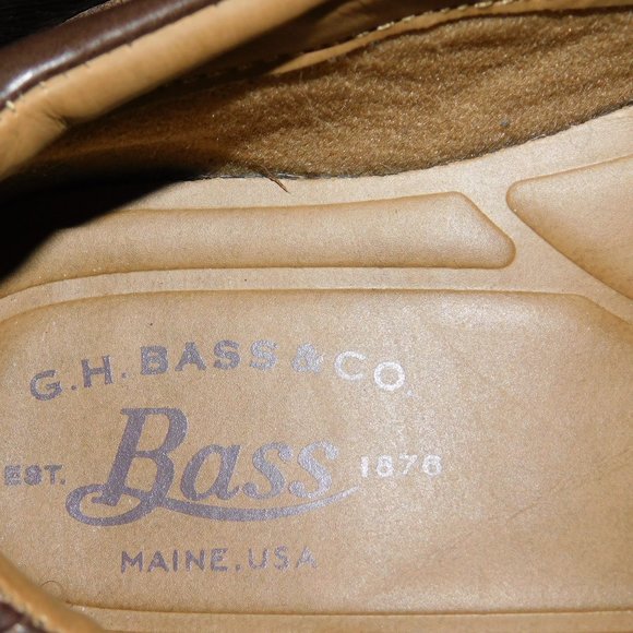 G.H. Bass & Co. Lenny Leather Slip On Loafers Men\'s Size 7M main image 9